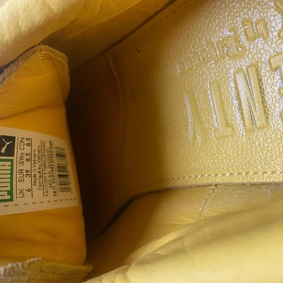 Puma x Rihanna Fenty Cleated Creeper shoes women 8.5 yellow - Picture 4 of 4